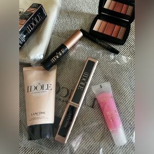 Lancôme Full size & Travel Size IDOLE Mascara + Juicy tube + eye shadow++